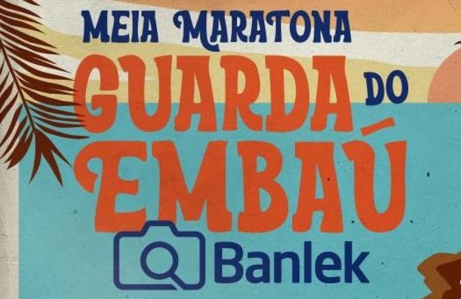 Identidade visual da Meia Maratona Guarda do Embaú